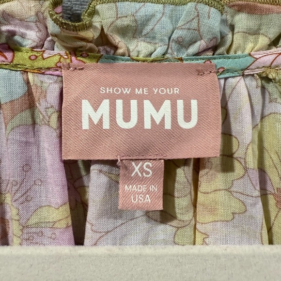 Show Me Your Mumu Cait Midi Dress Size XS In Groovy Blooms - Picture 3 of 8